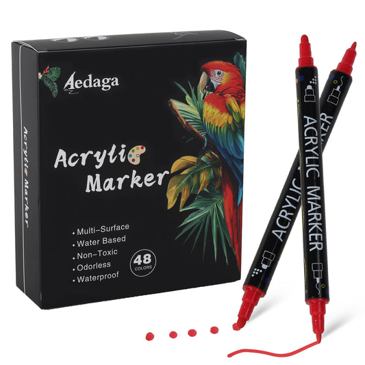 48 Colors Acrylic Paint Pens
